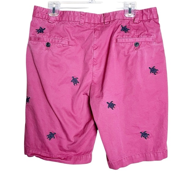 Brooks Brothers Men’s Size 34 Red Sea Turtle Print 10” Bermuda Shorts Cotton - Picture 2 of 7